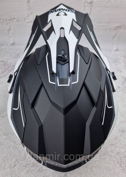 Мотошолом Ендуро SOMAN SM700S для мотокросу або квадроцикла + КОМПЛЕКТ у Подарунок (Окуляри, рукавиці, Балаклава) SM700S фото