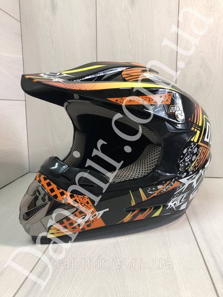 Мотошолом Ендуро Race Gear Н011M + КОМПЛЕКТ у Подарунок (Окуляри, Рукавички, Балаклава) Н011S фото