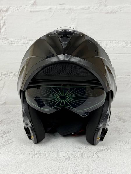 Шолом мотоциклетний VIRTUE Black ModularТ700 (Flip-Up) DOT Т700S фото