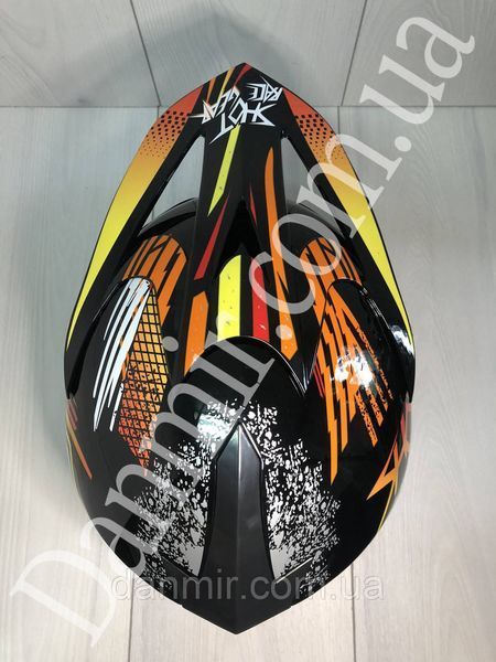 Мотошолом Ендуро Race Gear Н011M + КОМПЛЕКТ у Подарунок (Окуляри, Рукавички, Балаклава) Н011S фото