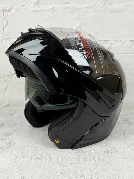 Шолом мотоциклетний VIRTUE Black ModularТ700 (Flip-Up) DOT Т700S фото