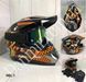 Мотошолом Ендуро Race Gear Н011M + КОМПЛЕКТ у Подарунок (Окуляри, Рукавички, Балаклава) Н011S фото 1