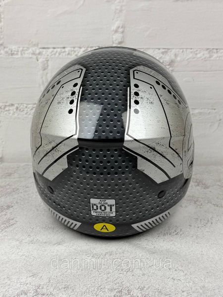 Мотошолом Exo Combat T802L чорний мат DOT з темними окулярами трансформер, інтеграл для скутера/мотоцикла T802L фото