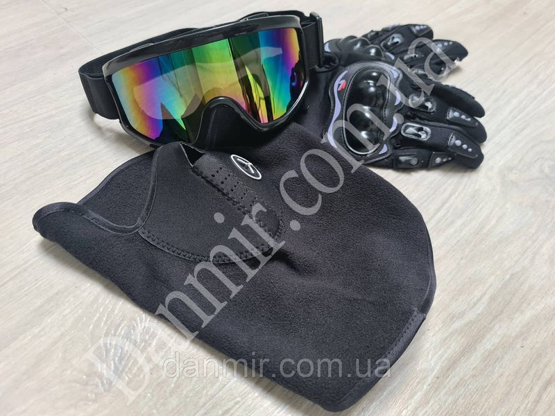 Мотошолом Ендуро H057S для мотокросу або квадроцикла + КОМПЛЕКТ у Подарунок (Очки, рукавиці, Балаклава) H057S  фото