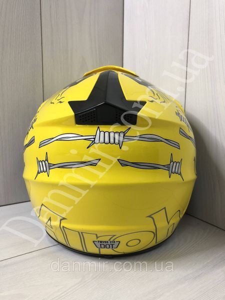 Мотошолом Ендуро Helmet Н027Ѕ + КОМПЛЕКТ у Подарунок (Окуляри, Рукавички, Балаклава) Н027 фото