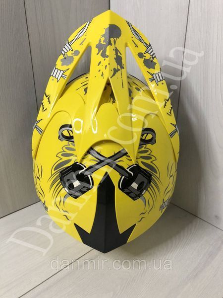 Мотошолом Ендуро Helmet Н027Ѕ + КОМПЛЕКТ у Подарунок (Окуляри, Рукавички, Балаклава) Н027 фото