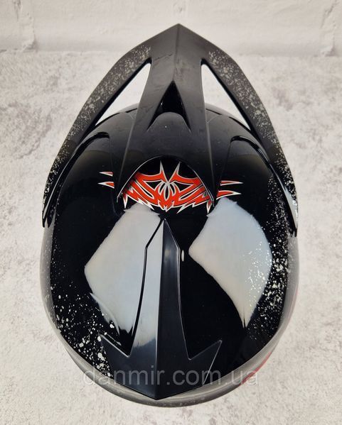 Мотошолом Ендуро Panther H002 + КОМПЛЕКТ у Подарунок (Окуляри, Перчатки, Балаклава) Розмір 55-56см H002S фото