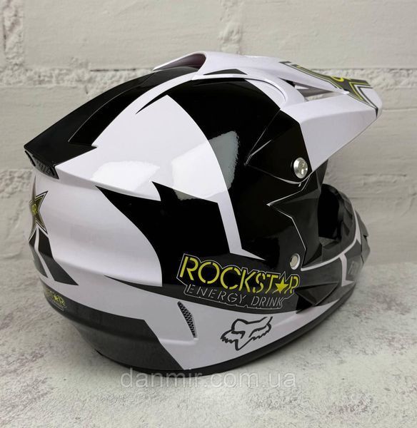 Мотошолом Ендуро Rockstar Н030XL + КОМПЛЕКТ у Подарунок (Окуляри, Рукавички, Балаклава) H030XL фото