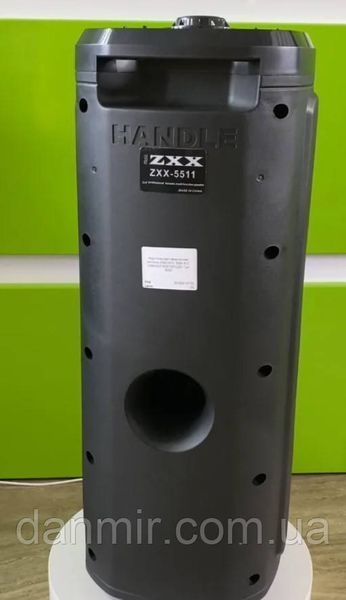 Портативна акустика з мікрофоном ZXX-5511 Колонка Караоке (1MIC+MP3+USB+BT) ZXX-5511 фото