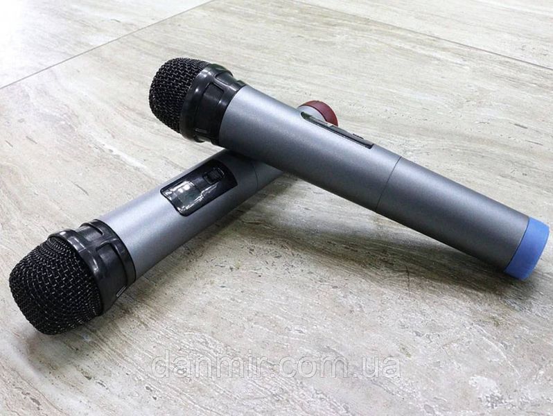 Портативна акустика з двома мікрофонами ZXX-7788 Колонка Караоке USB/FM/Bluetooth ZXX-7788 фото