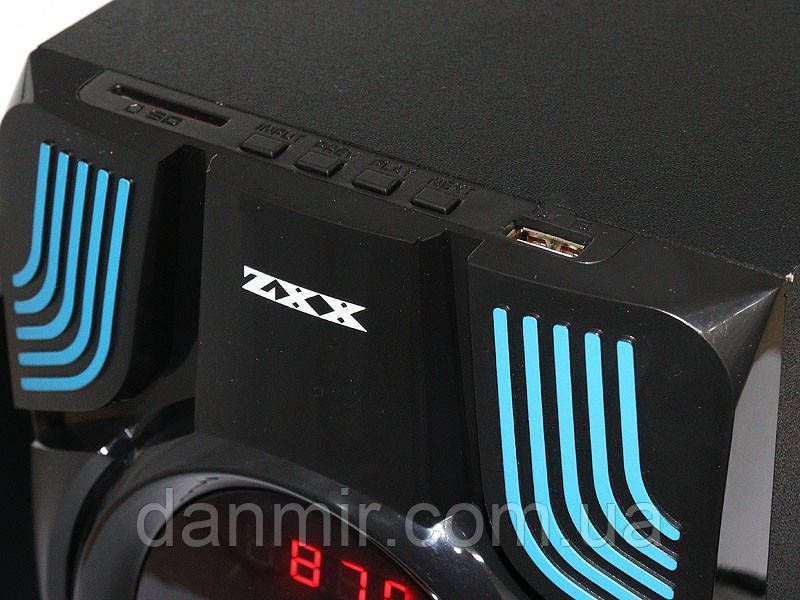 Акустична система ZXX ZX-4807 BT Музичний центр з двома колонками і сабвуфером ZX-4807 фото