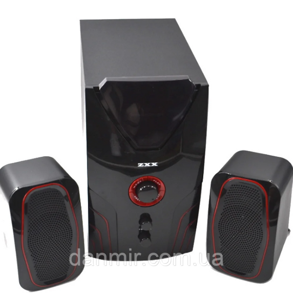 Акустична система ZXX ZX-4810-BT Музичний центр з двома колонками і сабвуфером ZX-4810-BT фото